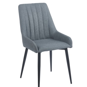 GREY ΥΦΑΣΜΑ ΚΑΡΕΚΛΑ ART MAISON SEVIPER ΜΕΤΑΛΛΙΚΗ-49(56)Χ59Χ90εκ.