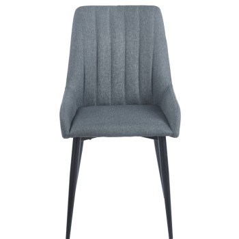 GREY ΥΦΑΣΜΑ ΚΑΡΕΚΛΑ ART MAISON SEVIPER ΜΕΤΑΛΛΙΚΗ-49(56)Χ59Χ90εκ.