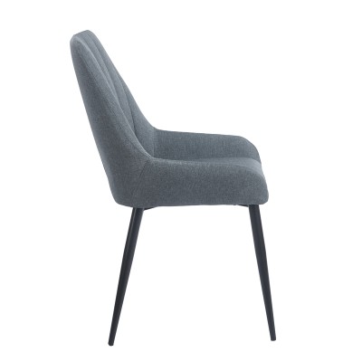 GREY ΥΦΑΣΜΑ ΚΑΡΕΚΛΑ ART MAISON SEVIPER ΜΕΤΑΛΛΙΚΗ-49(56)Χ59Χ90εκ.