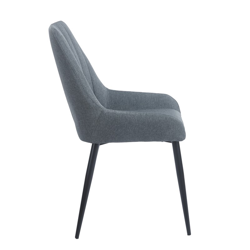 GREY ΥΦΑΣΜΑ ΚΑΡΕΚΛΑ ART MAISON SEVIPER ΜΕΤΑΛΛΙΚΗ-49(56)Χ59Χ90εκ.