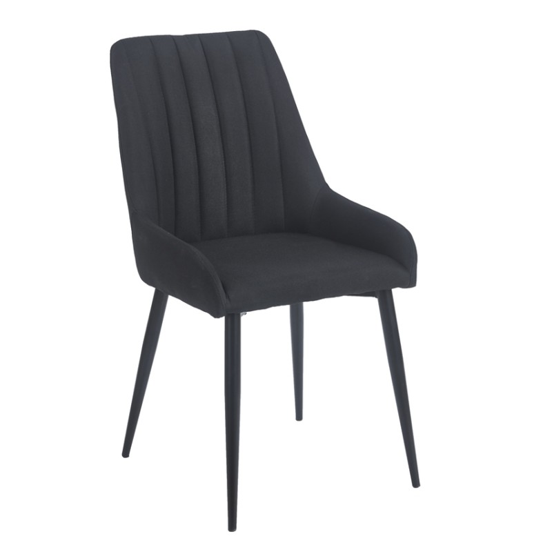 BLACK ΥΦΑΣΜΑ ΚΑΡΕΚΛΑ ART MAISON SEVIPER ΜΕΤΑΛΛΙΚΗ-49(56)Χ59Χ90εκ.