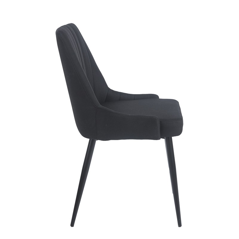 BLACK ΥΦΑΣΜΑ ΚΑΡΕΚΛΑ ART MAISON SENTRET ΜΕΤΑΛΛΙΚΗ-51(56)Χ58Χ88εκ.