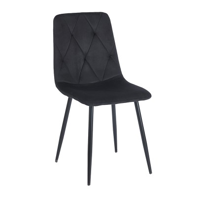 BLACK VELVET ΥΦΑΣΜΑ ART MAISON SAWK ΚΑΡΕΚΛΑ ΜΕΤΑΛΛΙΚΗ-44X56X49-87εκ.