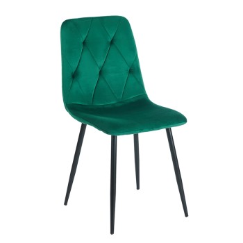 GREEN VELVET ΥΦΑΣΜΑ ΚΑΡΕΚΛΑ ART MAISON SAWK ΜΕΤΑΛΛΙΚΗ-44X56X49-87εκ.