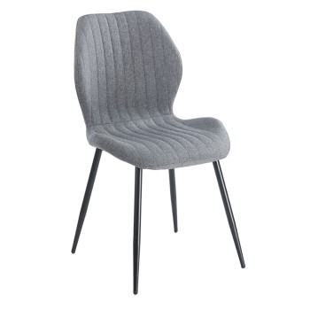 GREY ΥΦΑΣΜΑ ΚΑΡΕΚΛΑ ART MAISON SCIZOR ΜΕΤΑΛΛΙΚΗ-47X56X48-85εκ.
