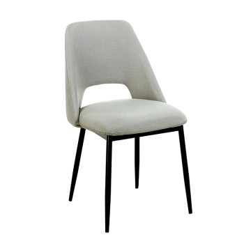 BEIGE ΥΦΑΣΜΑ ΚΑΡΕΚΛΑ ART MAISON SANDILE ΜΕΤΑΛΛΙΚΗ-44X54X49-83εκ.