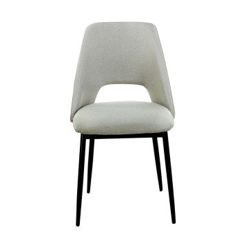 BEIGE ΥΦΑΣΜΑ ΚΑΡΕΚΛΑ ART MAISON SANDILE ΜΕΤΑΛΛΙΚΗ-44X54X49-83εκ.