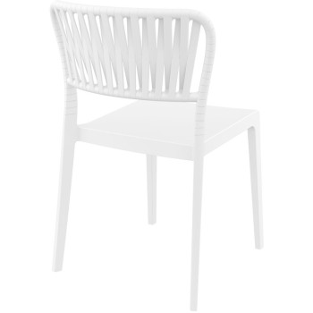 ΚΑΡΕΚΛΑ ART MAISON SALAZZLE WHITE ΠΟΛ/ΝΙΟΥ-52X56X83εκ.