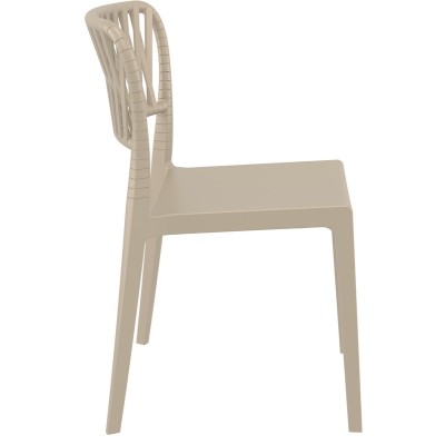 TAUPE ΚΑΡΕΚΛΑ ART MAISON SALAZZLE ΠΟΛ/ΝΙΟΥ-52X56X83εκ.