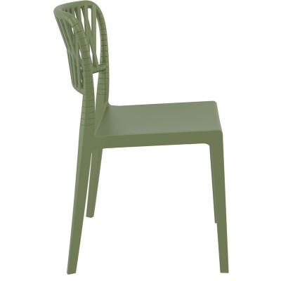 OLIVE GREEN ΚΑΡΕΚΛΑ ART MAISON SALAZZLE ΠΟΛ/ΝΙΟΥ-52X56X83εκ.