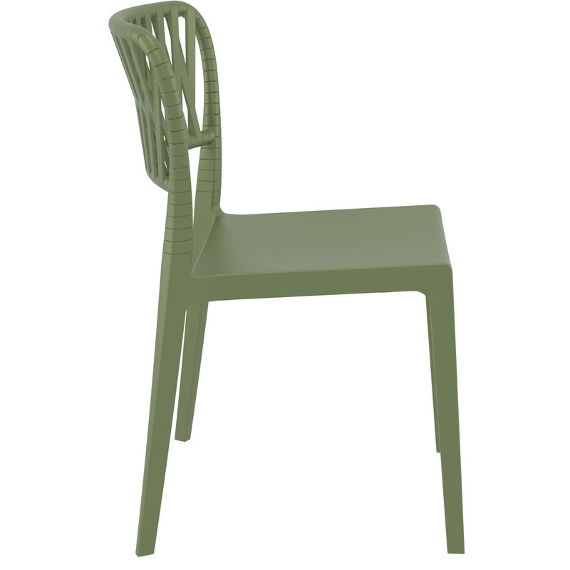 OLIVE GREEN ΚΑΡΕΚΛΑ ART MAISON SALAZZLE ΠΟΛ/ΝΙΟΥ-52X56X83εκ.