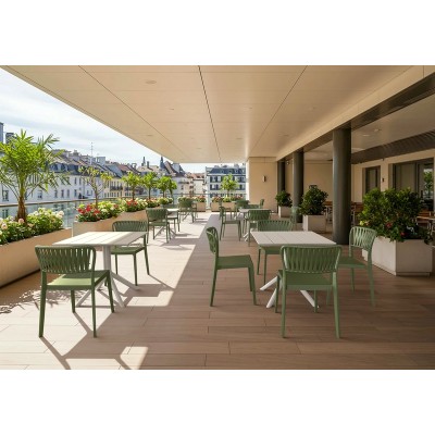 OLIVE GREEN ΚΑΡΕΚΛΑ ART MAISON SALAZZLE ΠΟΛ/ΝΙΟΥ-52X56X83εκ.