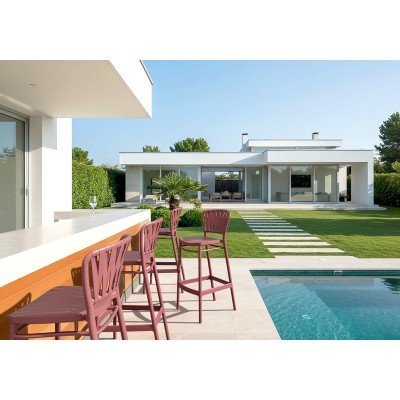 ΣΚΑΜΠΟ ART MAISON BLONDIE 75εκ. MARSALA ΠΟΛ/ΝΙΟΥ-48X52X106εκ.