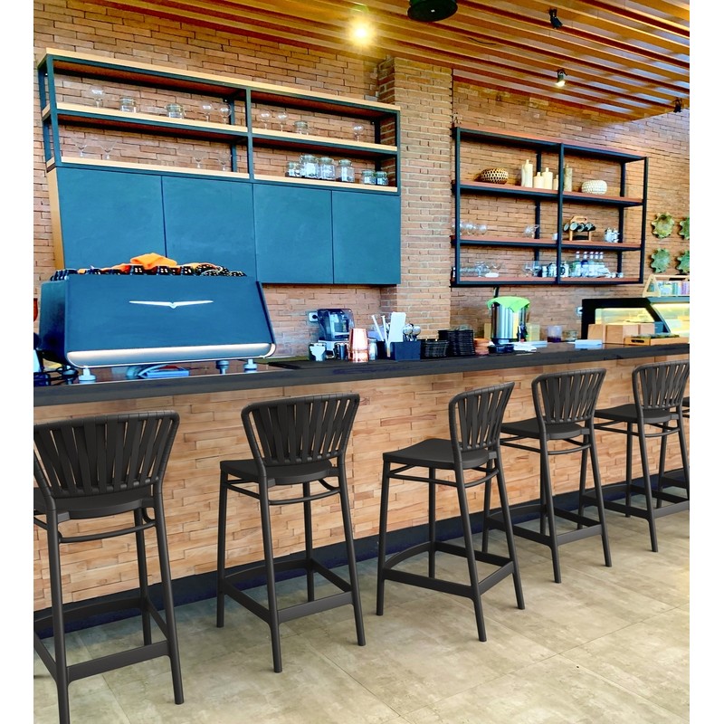 ΣΚΑΜΠΟ ART MAISON BLONDIE 65εκ. BLACK ΠΟΛ/ΝΙΟΥ-48X52X96εκ.