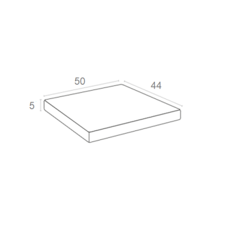 Μαξιλάρι Πολυθρόνας Art Maison Brande - Ecru (47x50x5εκ.)