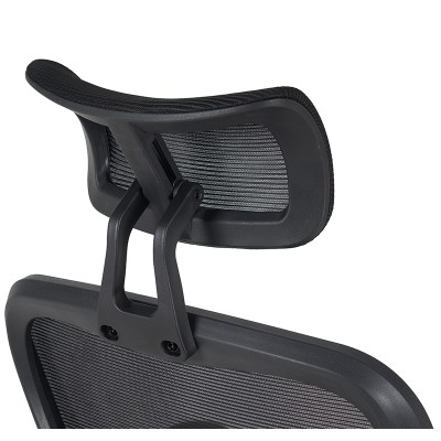 ΜΑΥΡO MESH ΠΟΛΥΘΡΟΝΑ ΓΡΑΦΕΙΟΥ ART MAISON RYUU-64X61X49-124/58-132εκ.