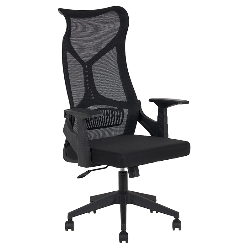 ΜΑΥΡO MESH ΠΟΛΥΘΡΟΝΑ ΓΡΑΦΕΙΟΥ ART MAISON RYOTO-64X65X48-115/56-125εκ.