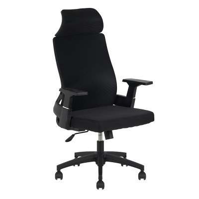 ΜΑΥΡO MESH ΠΟΛΥΘΡΟΝΑ ΓΡΑΦΕΙΟΥ ART MAISON PICCOLO-64X60X43-110/52-119εκ.