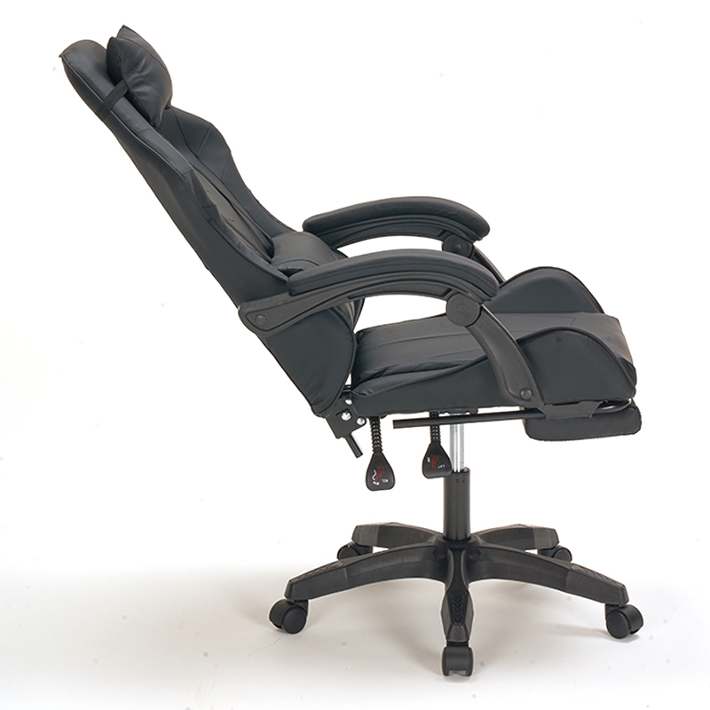 ΜΑΥΡΟ PVC ΠΟΛΥΘΡΟΝΑ ART MAISON SHUCKLE GAMING/ΜΕ ΥΠΟΠΟΔΙΟ-64X59X43-112/53-125εκ.