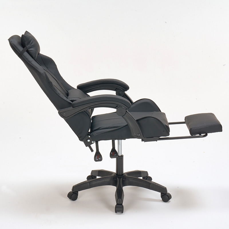 ΜΑΥΡΟ PVC ΠΟΛΥΘΡΟΝΑ ART MAISON SHUCKLE GAMING/ΜΕ ΥΠΟΠΟΔΙΟ-64X59X43-112/53-125εκ.