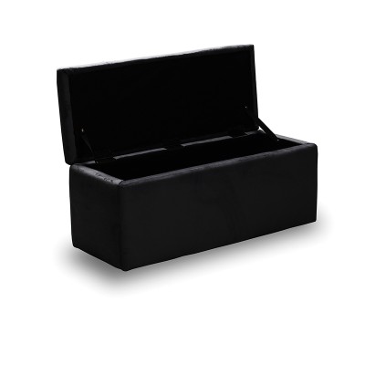 ΣΚΑΜΠΟ ART MAISON BIRDY VELVET BLACK ΜΕ ΑΠΟΘ. ΧΩΡΟ 101X41X42εκ.-101X41X42εκ.