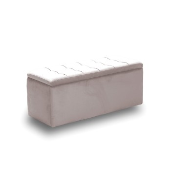 ΣΚΑΜΠΟ ART MAISON BIRDY VELVET BEIGE ΜΕ ΑΠΟΘ. ΧΩΡΟ 101X41X42εκ.-101X41X42εκ.