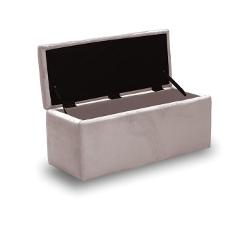 ΣΚΑΜΠΟ ART MAISON BIRDY VELVET BEIGE ΜΕ ΑΠΟΘ. ΧΩΡΟ 101X41X42εκ.-101X41X42εκ.