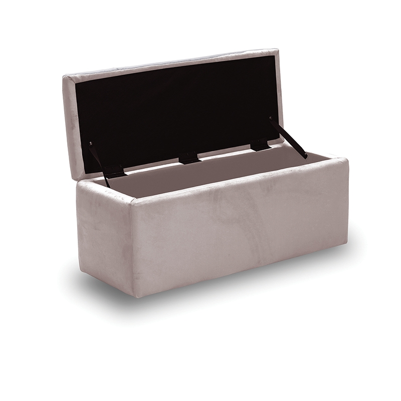 ΣΚΑΜΠΟ ART MAISON BIRDY VELVET BEIGE ΜΕ ΑΠΟΘ. ΧΩΡΟ 101X41X42εκ.-101X41X42εκ.