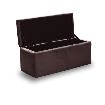 ΣΚΑΜΠΟ ART MAISON BIRDY VELVET BROWN ΜΕ ΑΠΟΘ. ΧΩΡΟ 101X41X42εκ.-101X41X42εκ.