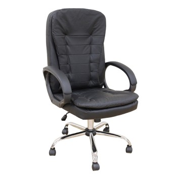 ΜΑΥΡΟ PVC ΠΟΛΥΘΡΟΝΑ ART MAISON SKIDDO ΓΡΑΦΕΙΟΥ-67Χ65Χ52-112/62-121εκ.