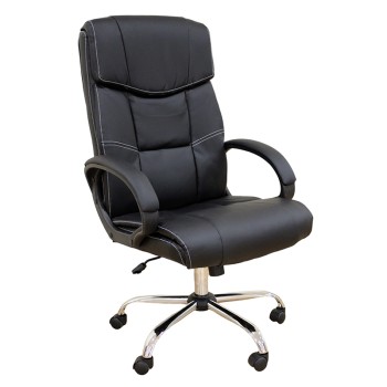 ΜΑΥΡΟ PVC ΠΟΛΥΘΡΟΝΑ ART MAISON SKITTY ΓΡΑΦΕΙΟΥ-67Χ70Χ51-115/61-125εκ.