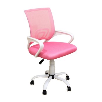 Καρέκλα Γραφείου Art Maison Slagelse - White Pink (62Χ50Χ82-91εκ)