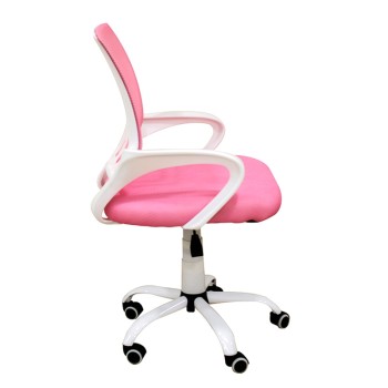 Καρέκλα Γραφείου Art Maison Slagelse - White Pink (62Χ50Χ82-91εκ)