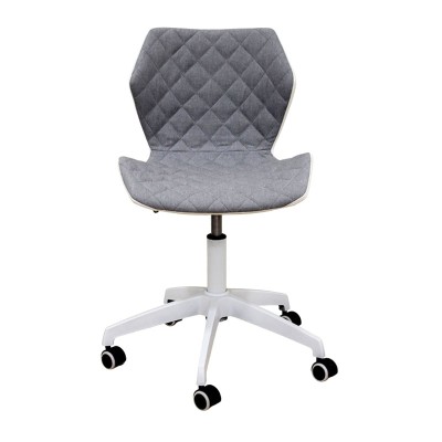 Καρέκλα Γραφείου Art Maison Smorumnedre - Gray White (48X50X79/91εκ.)