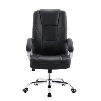 ΠΟΛΥΘΡΟΝΑ ΓΡΑΦΕΙΟΥ ART MAISON BENT ΜΑΥΡO PU -61X80X50-108/60-118εκ.