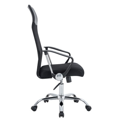 ΠΟΛΥΘΡΟΝΑ ΓΡΑΦΕΙΟΥ ART MAISON BELLET ΜΑΥΡΟ MESH -56X59X45-108/55-118εκ.