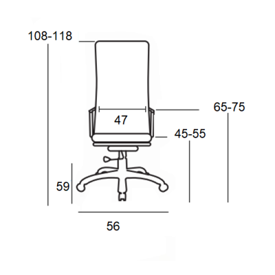 ΠΟΛΥΘΡΟΝΑ ΓΡΑΦΕΙΟΥ ART MAISON BELLET ΜΑΥΡΟ MESH -56X59X45-108/55-118εκ.