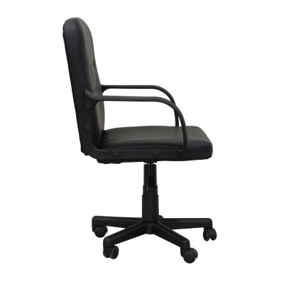 ΠΟΛΥΘΡΟΝΑ ΓΡΑΦΕΙΟΥ ART MAISON BEPO ΜΑΥΡΟ PVC -58Χ56Χ37-83/47-93εκ.