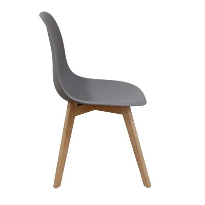 Καρέκλα 4 Τεμαχίων Art Maison Kalundborg - Gray Natural (46x53x81εκ)