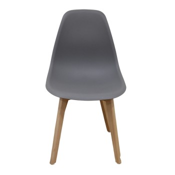 ΚΑΡΕΚΛΑ ΤΡΑΠΕΖΑΡΙΑΣ ΣΕ 4 ΤΕΜΑΧΙΩΝ ART MAISON CHUALAR - GREY (46x53x81εκ.)