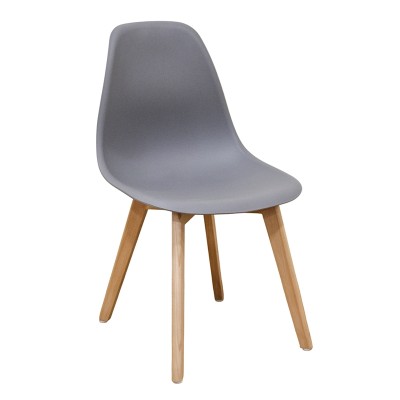 Καρέκλα 4 Τεμαχίων Art Maison Kalundborg - Gray Natural (46x53x81εκ)