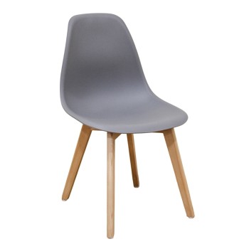 ΚΑΡΕΚΛΑ ΤΡΑΠΕΖΑΡΙΑΣ ΣΕ 4 ΤΕΜΑΧΙΩΝ ART MAISON CHUALAR - GREY (46x53x81εκ.)