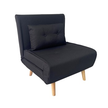 ΠΟΛΥΘΡΟΝΑ/ΚΡΕΒΑΤΙ ART MAISON BASTILLE BLACK ΥΦΑΣΜΑ 75Χ80εκ.-75Χ80Χ84εκ. - ΚΡΕΒ.75Χ190Χ32εκ.