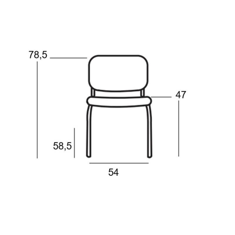 Πολυθρόνα Επισκέπτη Art Maison Haderslev - Black (53Χ57Χ46/78.5εκ.)