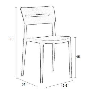 ΚΑΡΕΚΛΑ ART MAISON CLOVIS - GREY (44x51x80εκ.)