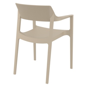 ΠΟΛΥΘΡΟΝΑ ART MAISON KIBA ΠΟΛ/ΝΙΟΥ TAUPE 55X52X79εκ.-55X52X45-79εκ.