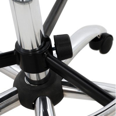 ΚΑΡΕΚΛΑ ΓΡΑΦΕΙΟΥ ART MAISON FLYGON ΥΠΕΡΥΨΩΜΕΝΗ-ΠΕΡΙΜΕΤΡΙΚΟ ΥΠΟΠΟΔΙΟ-ΜΑΥΡΗ 56,5x60x136Yεκ