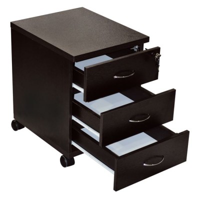 ΣΥΡΤΑΡΙΕΡΑ ΓΡΑΦΕΙΟΥ ΕΠΑΓΓΕΛΜΑΤΙΚΗ ART MAISON BABANUKI WENGE ΜΕ 3ΣΥΡΤΑΡΙΑ 38X48X53cm