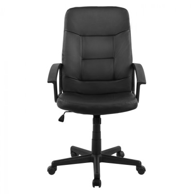 ΚΑΡΕΚΛΑ ΓΡΑΦΕΙΟΥ ART MAISON FLOATZEL ΜΑΥΡΟ PU 64x56x105-114Y εκ.