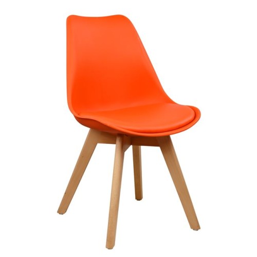 Καρέκλα Συσκευασία 4 Τεμαχίων Art Maison Εκάλη - Orange Natural (47x56,6x82εκ.)
